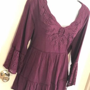 Bnwt Knox Rose boho shirt